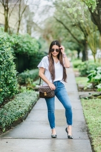 Camo flats and pochette metis