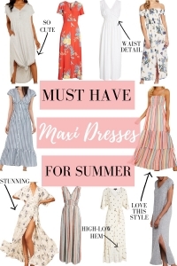 Summer maxi dresses