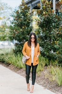 the best faux leather leggings