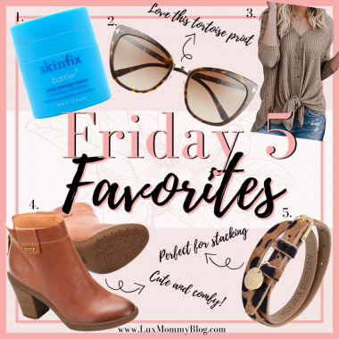 Friday 5 favorites