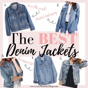 LuxMommy Houston fashion and lifestyle blogger shares her top denim jacket picks