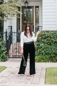 Velvet Pants for the Holidays