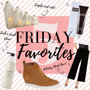 luxmommy shares her FRIDAY five favorites