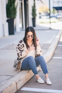 leopard cardigan