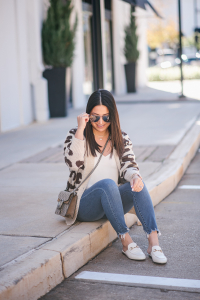 leopard cardigan