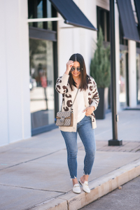 leopard cardigan