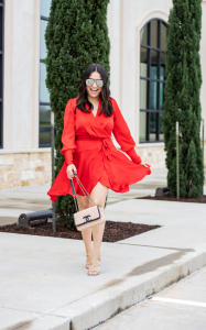 Houston fashion blogger LuxMommy