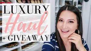 Luxury haul and giveaway