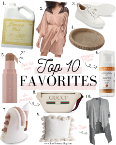 LuxMommy fashion blogger shares her monthly top 10 favorites