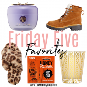 Houston fashion blogger LuxMommy shares her weekly Friday 5 favorites