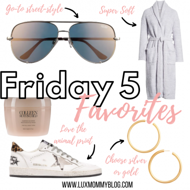 Friday 5 favorites