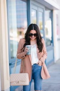 Houston top fashion blogger LuxMommy shares a must have closet essentials blazers