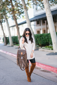 Houston top fashion blogger LuxMommy shares the perfect over the knee boots