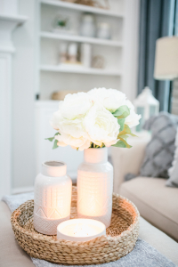 Houston top fashion blogger LuxMommy shares her living room tour