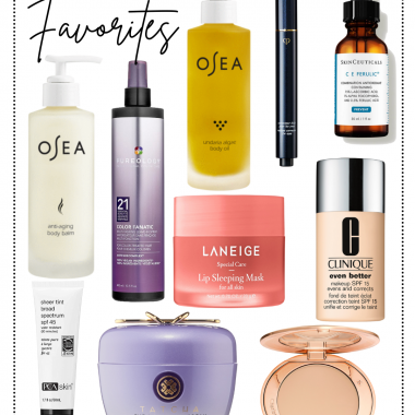Houston lifestyle and fashion blogger LuxMommy sharing 10 beauty favorites