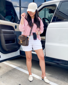 houston lifestyle and fashion blogger LuxMommy sharing outfits from July posted on instagram