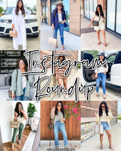 houston lifestyle and fashion blogger LuxMommy sharing outfits from July posted on instagram