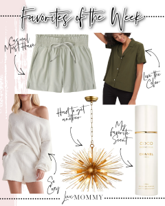 Houston lifestyle and fashion blogger LuxMommy sharing favorites of the week