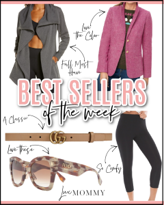 Houston lifestyle and fashion blogger LuxMommy sharing Best Sellers of the Week