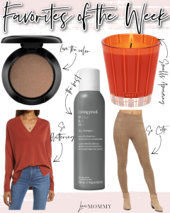 Houston lifestyle and fashion blogger LuxMommy sharing favorites of the week