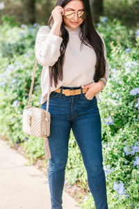 Houston top fashion and lifestyle blogger LuxMommy shares the perfect fall outfit from Nordstrom and a new ysl belt perfect for fall