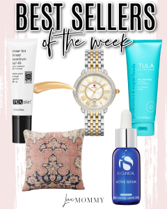 Houston lifestyle and fashion blogger LuxMommy sharing best sellers of the week