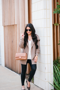 Houston top fashion and lifestyle blogger LuxMommy shares the perfect fall casual outfit with fendi flats and chanel handbag