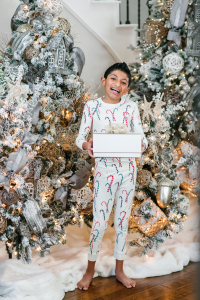 Houston top fashion and lifestyle blogger LuxMommy shares the cutest and most comfortable matching family christmas pj set for the whole family from soma