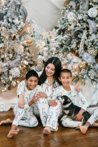 Houston top fashion and lifestyle blogger LuxMommy shares the cutest and most comfortable matching family christmas pj set for the whole family from soma