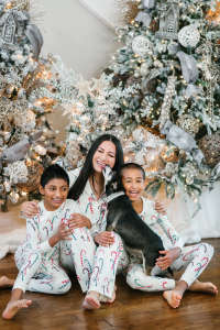 Houston top fashion and lifestyle blogger LuxMommy shares the cutest and most comfortable matching family christmas pj set for the whole family from soma