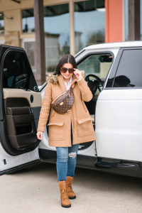 Houston top fashion and lifestyle blogger shares the perfect casual coat from jcrew on sale 40% off and the perfect winter boots