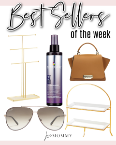 Houston lifestyle and fashion blogger LuxMommy sharing best sellers of the week