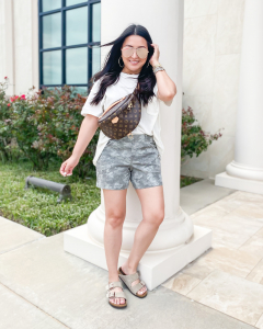 houston top fashion and lifestyle blogger LuxMommy shares how to style the Louis Vuitton bumbag
