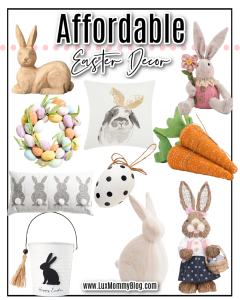 Houston fashion/lifestyle blogger LuxMommy shares Easter decor