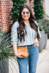 Houston top fashion and lifestyle blogger LuxMommy shares the perfect spring top and other fashion finds from Amazon