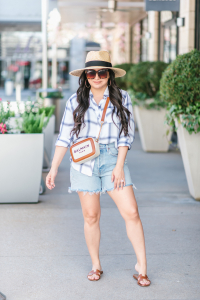 Houston top fashion and lifestyle blogger LuxMommy shares the cutest spring outfit and the best luxury handbags under $1000
