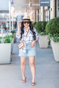 Houston top fashion and lifestyle blogger LuxMommy shares the cutest spring outfit and the best luxury handbags under $1000