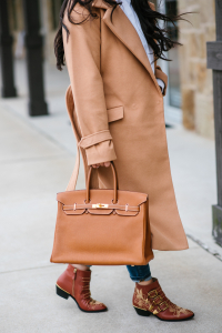 Houston top fashion and lifestyle blogger LuxMommy shares the must have coat for the season to grab before it's gone from Express.