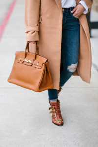 Houston top fashion and lifestyle blogger LuxMommy shares the must have coat for the season to grab before it's gone from Express.