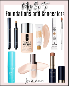 Houston fashion/lifestyle blogger LuxMommy shares favorite foundations and concealers